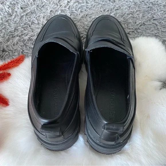 SIMONS Lug-sole platform penny loafers - Picture 9 of 12